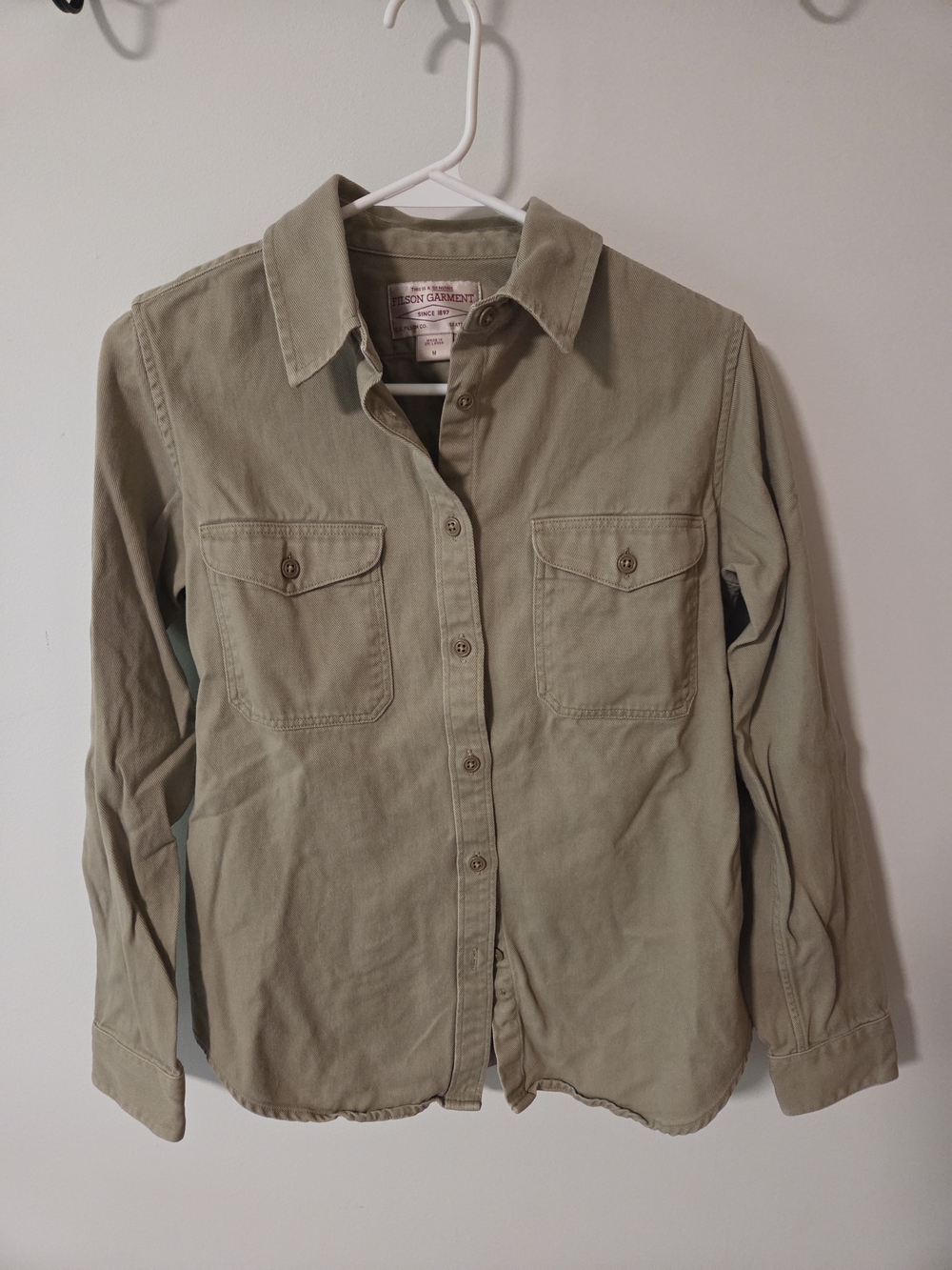 Filson - Olive Utility Button-Front Shirt